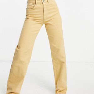 Stradivarius 90s Dad Jean in Caramel Size US 10 / UK 14